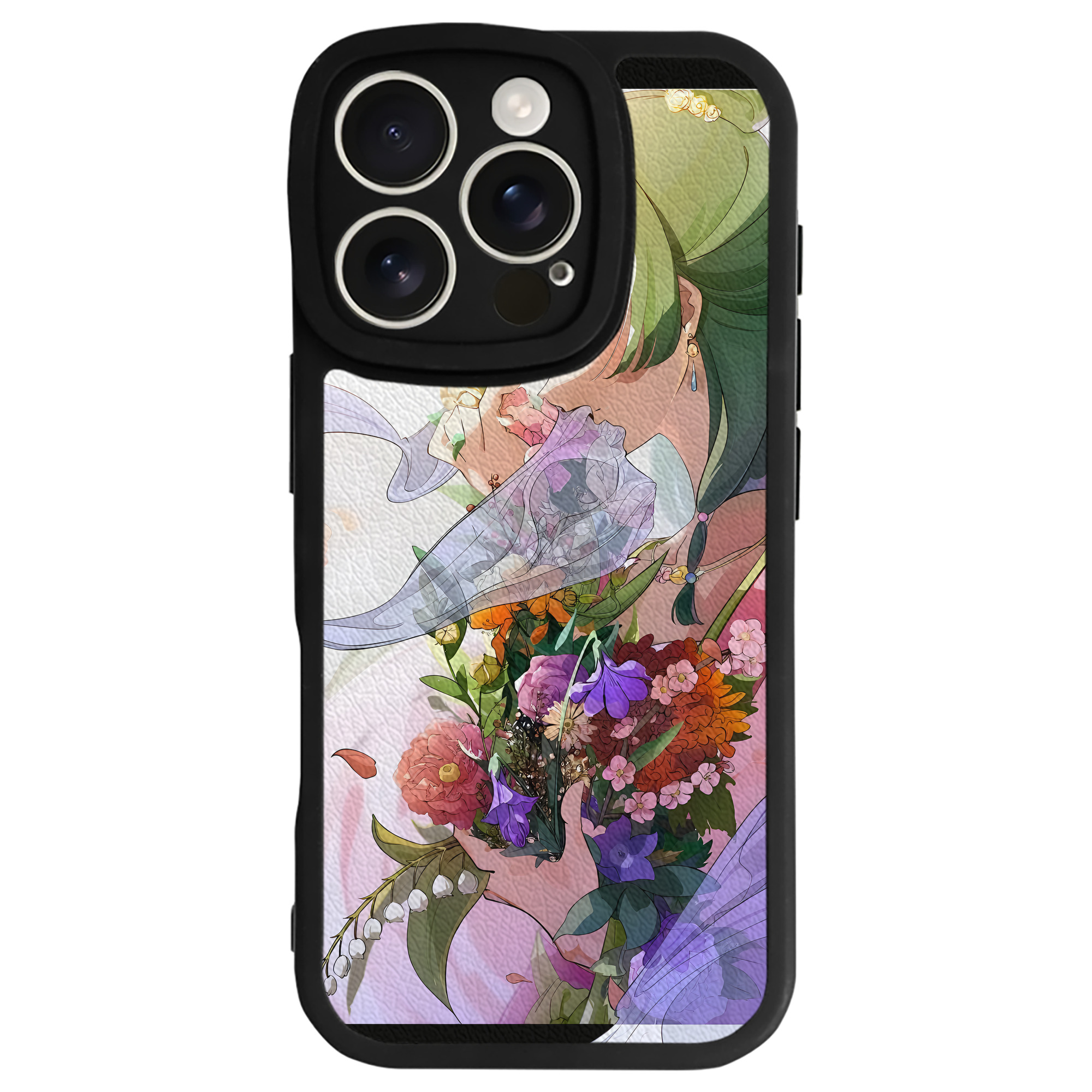 （画像用） 薬屋のひとりごと The Apothecary Diaries 【iPhone 16シリーズ対応】シリコンスマホケース（レザー調） 材質：シリコン